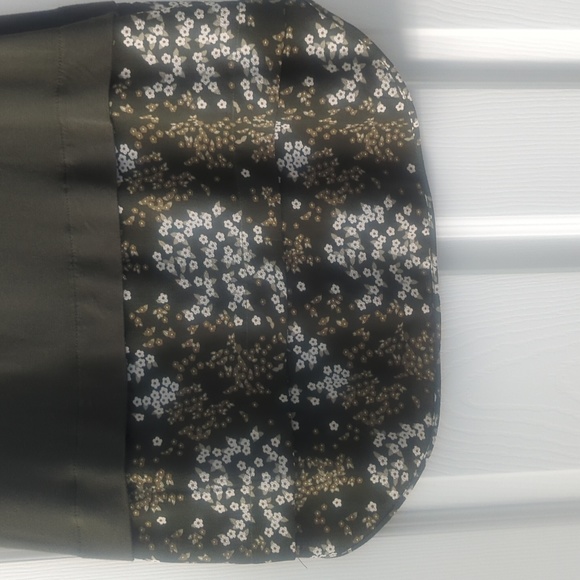 Michael Michael Kors olive green layered look tank size S twofer - Picture 5 of 9